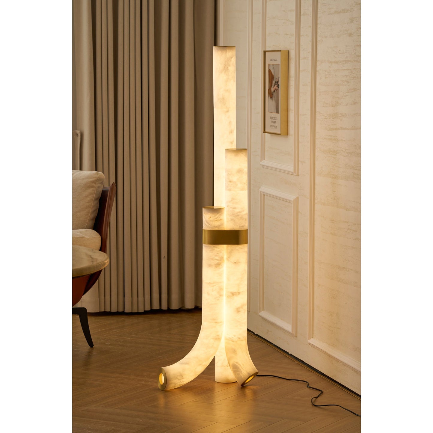 Fantasy Alabaster Floor Lamp