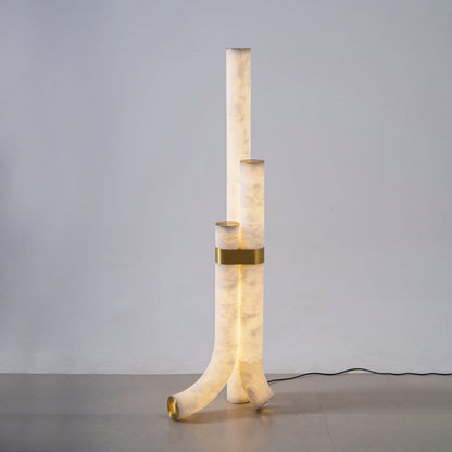 Fantasy Alabaster Floor Lamp