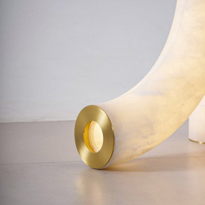 Fantasy Alabaster Floor Lamp