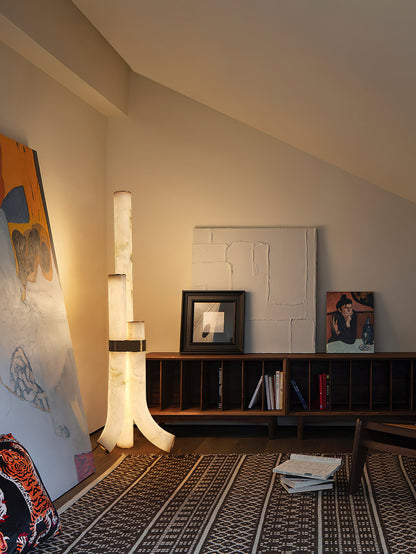 Fantasy Alabaster Floor Lamp