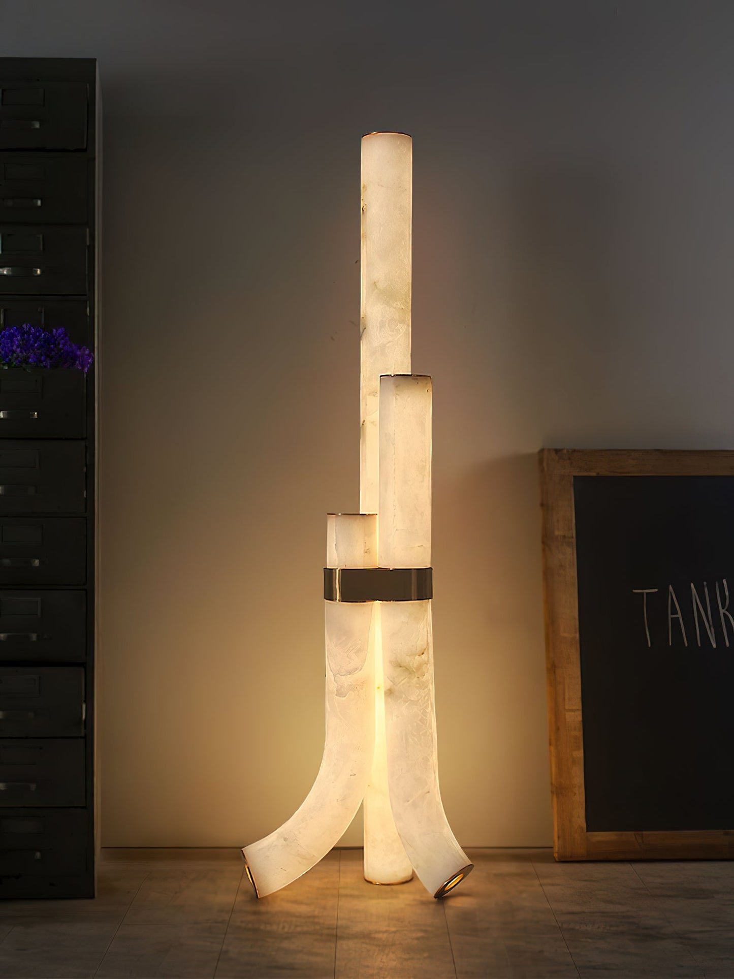 Fantasy Alabaster Floor Lamp