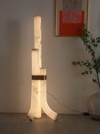Fantasy Alabaster Floor Lamp