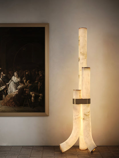 Fantasy Alabaster Floor Lamp