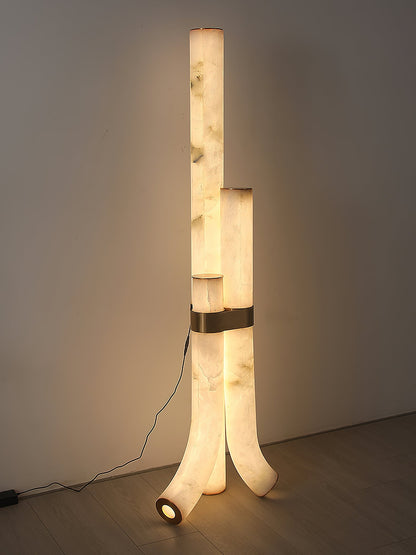 Fantasy Alabaster Floor Lamp