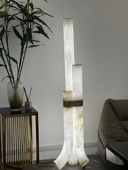 Fantasy Alabaster Floor Lamp