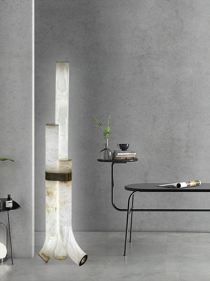 Fantasy Alabaster Floor Lamp