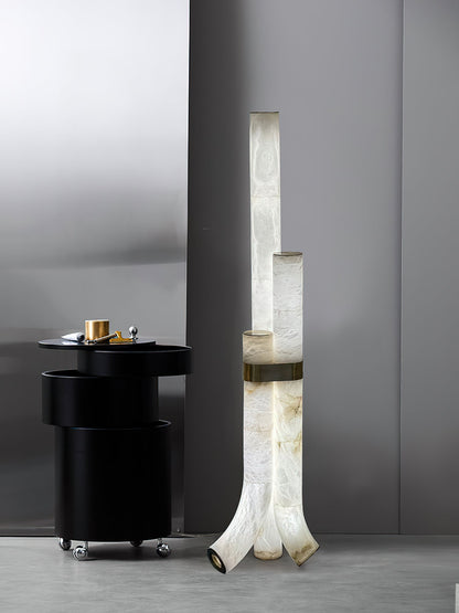 Fantasy Alabaster Floor Lamp