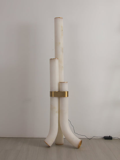 Fantasy Alabaster Floor Lamp