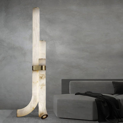 Fantasy Alabaster Floor Lamp
