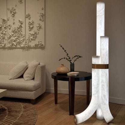Fantasy Alabaster Floor Lamp