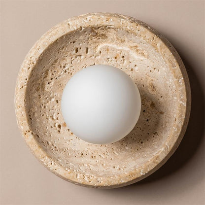 Faro Travertine Wall Lamp