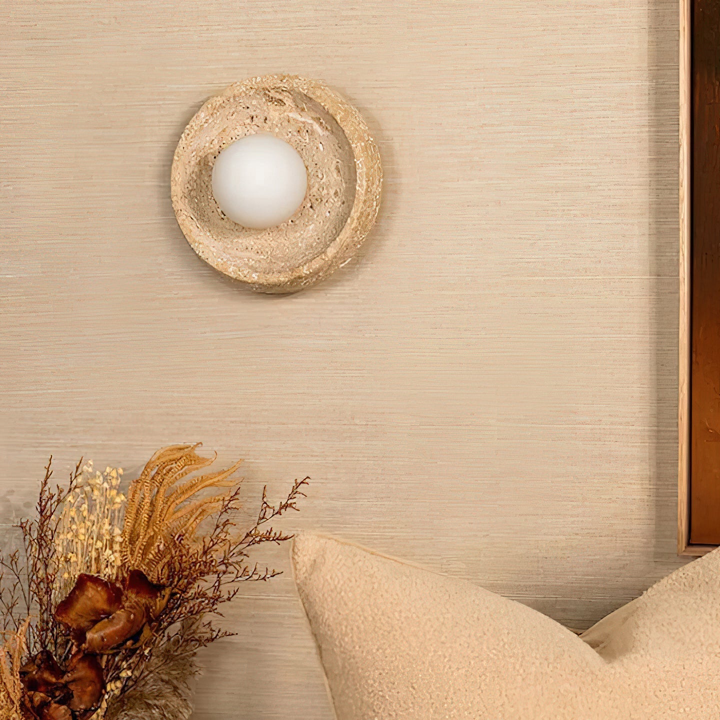 Faro Travertine Wall Lamp