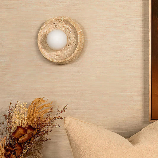 Faro Travertine Wall Lamp