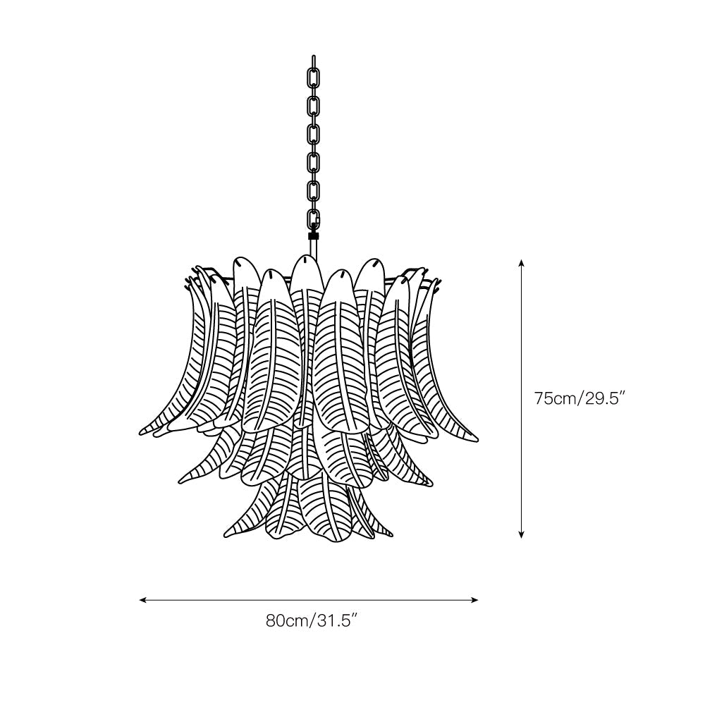 Felci Glass Chandelier