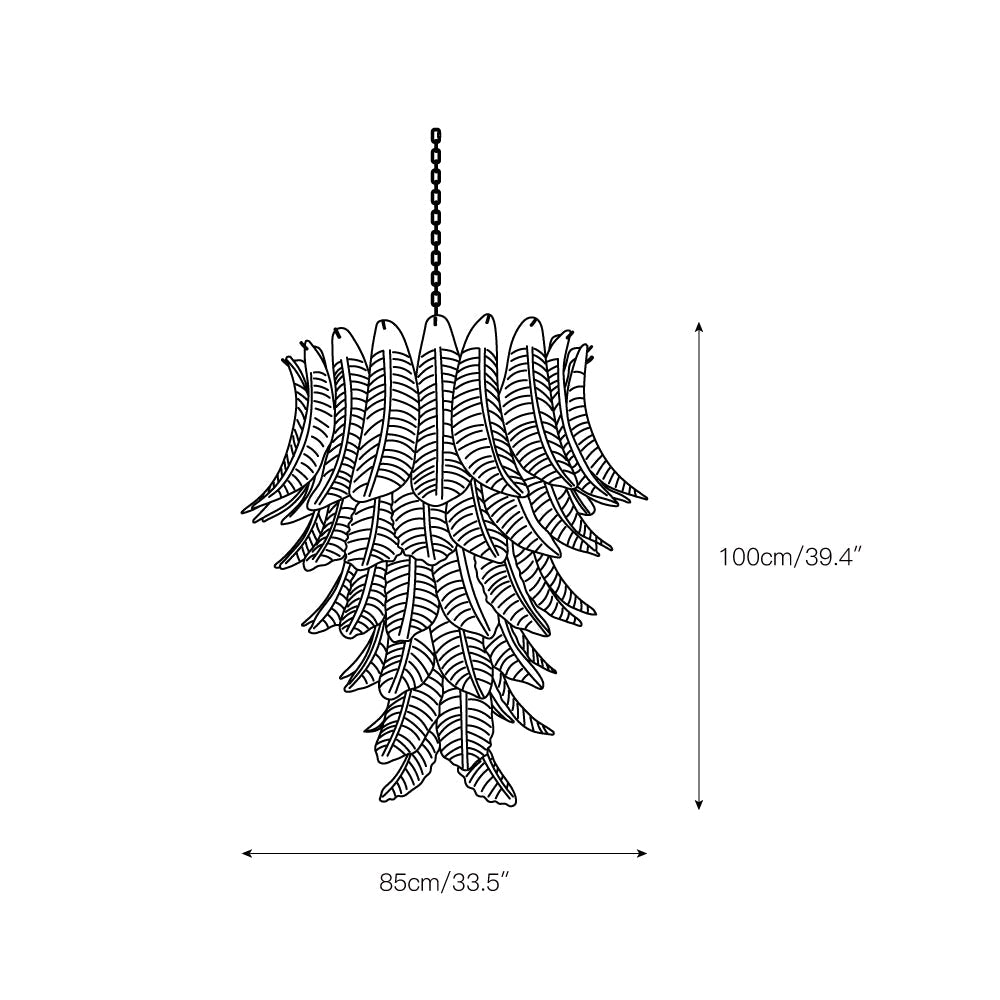 Felci Glass Chandelier