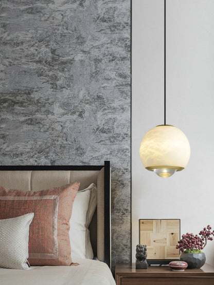 Ferox Alabaster Pendant Light