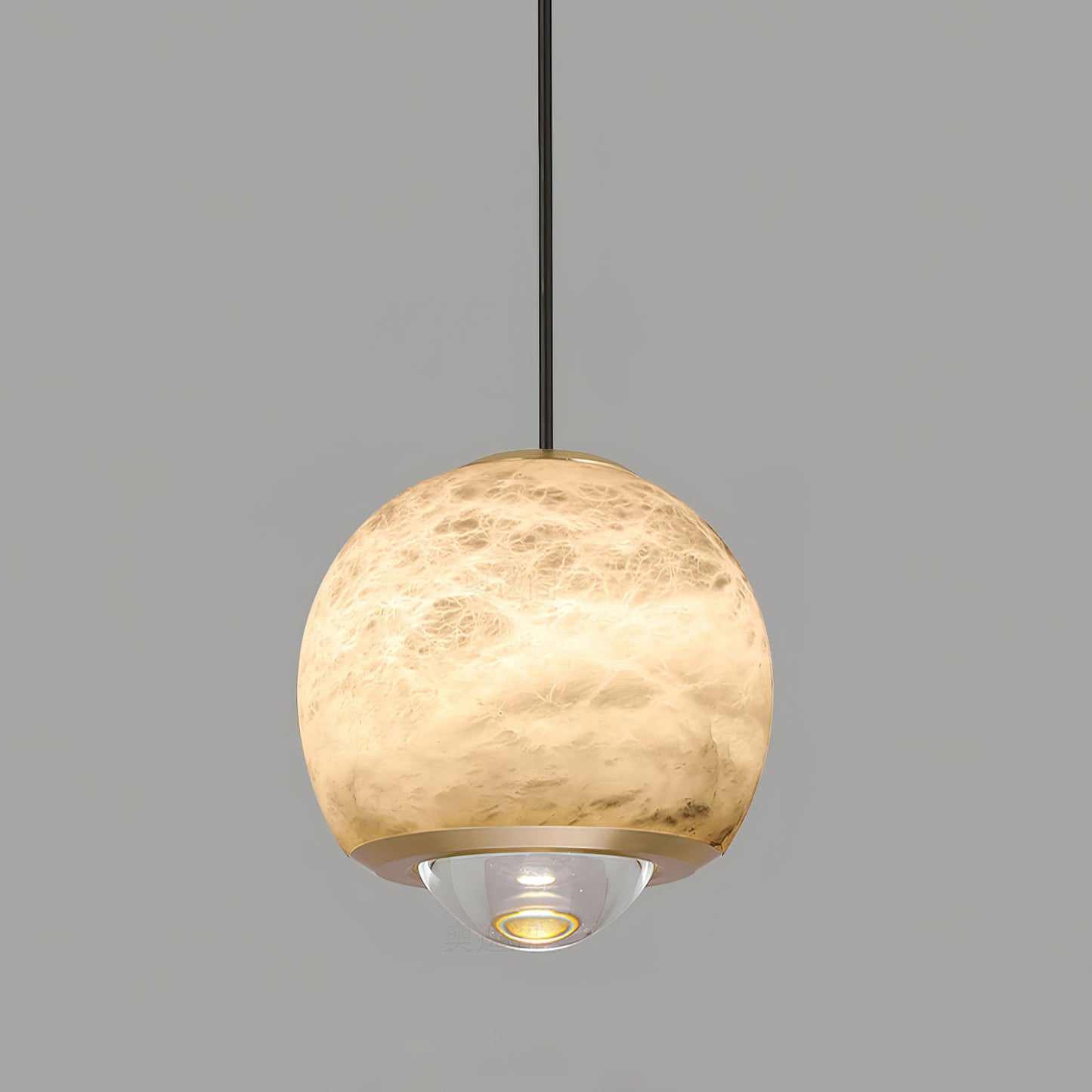 Ferox Alabaster Pendant Light