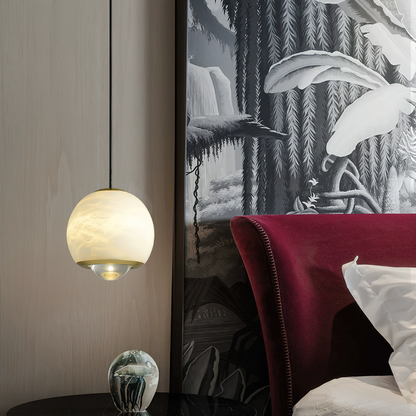 Ferox Alabaster Pendant Light