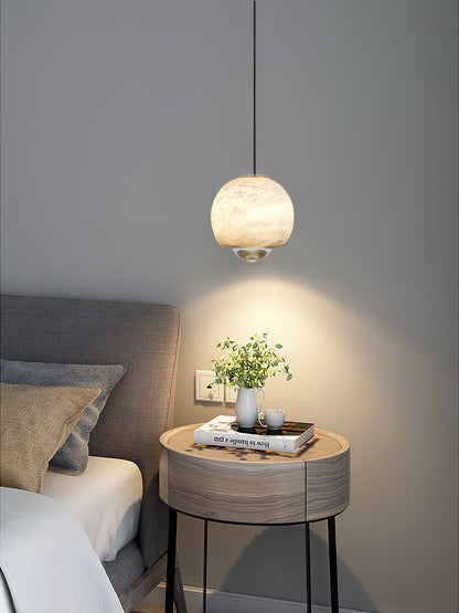 Ferox Alabaster Pendant Light