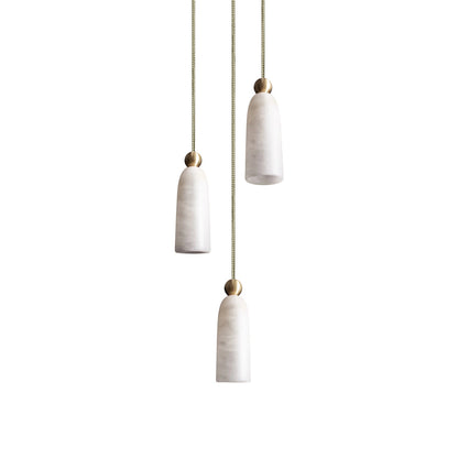Figure Spanish Alabaster Pendant Light
