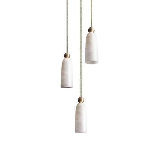 Figure Spanish Alabaster Pendant Light