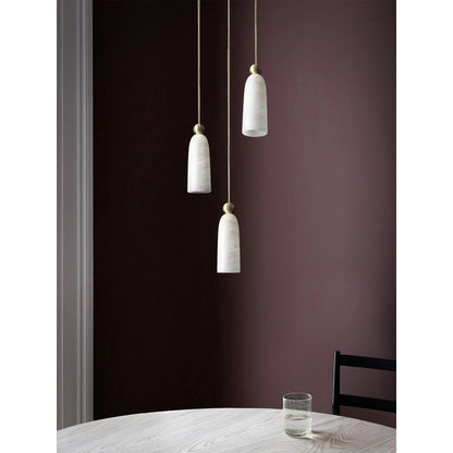 Figure Spanish Alabaster Pendant Light