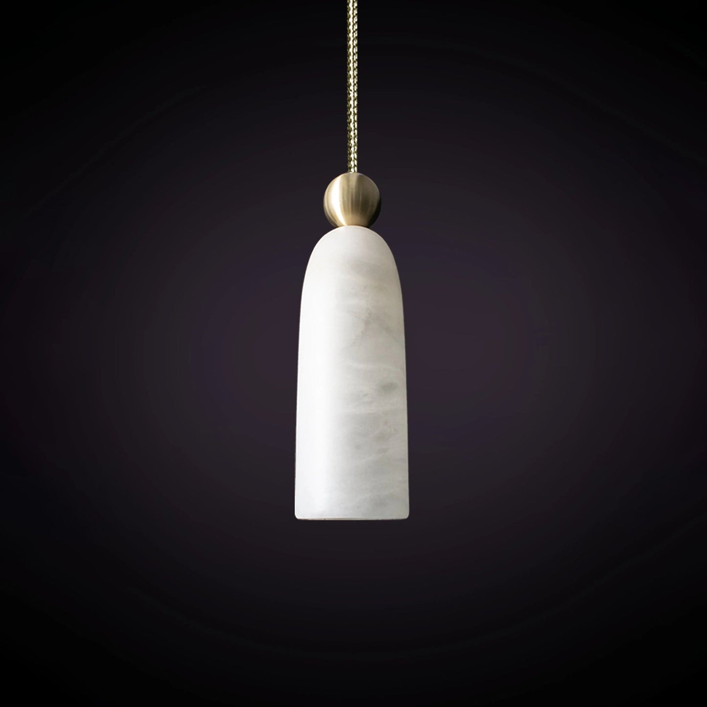 Figure Spanish Alabaster Pendant Light