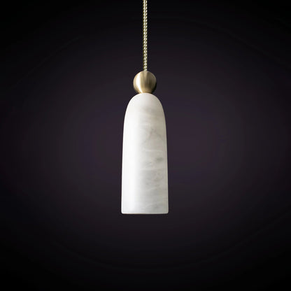 Figure Spanish Alabaster Pendant Light