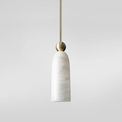Figure Spanish Alabaster Pendant Light
