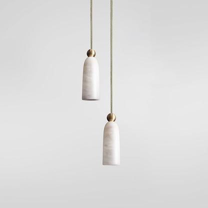 Figure Spanish Alabaster Pendant Light