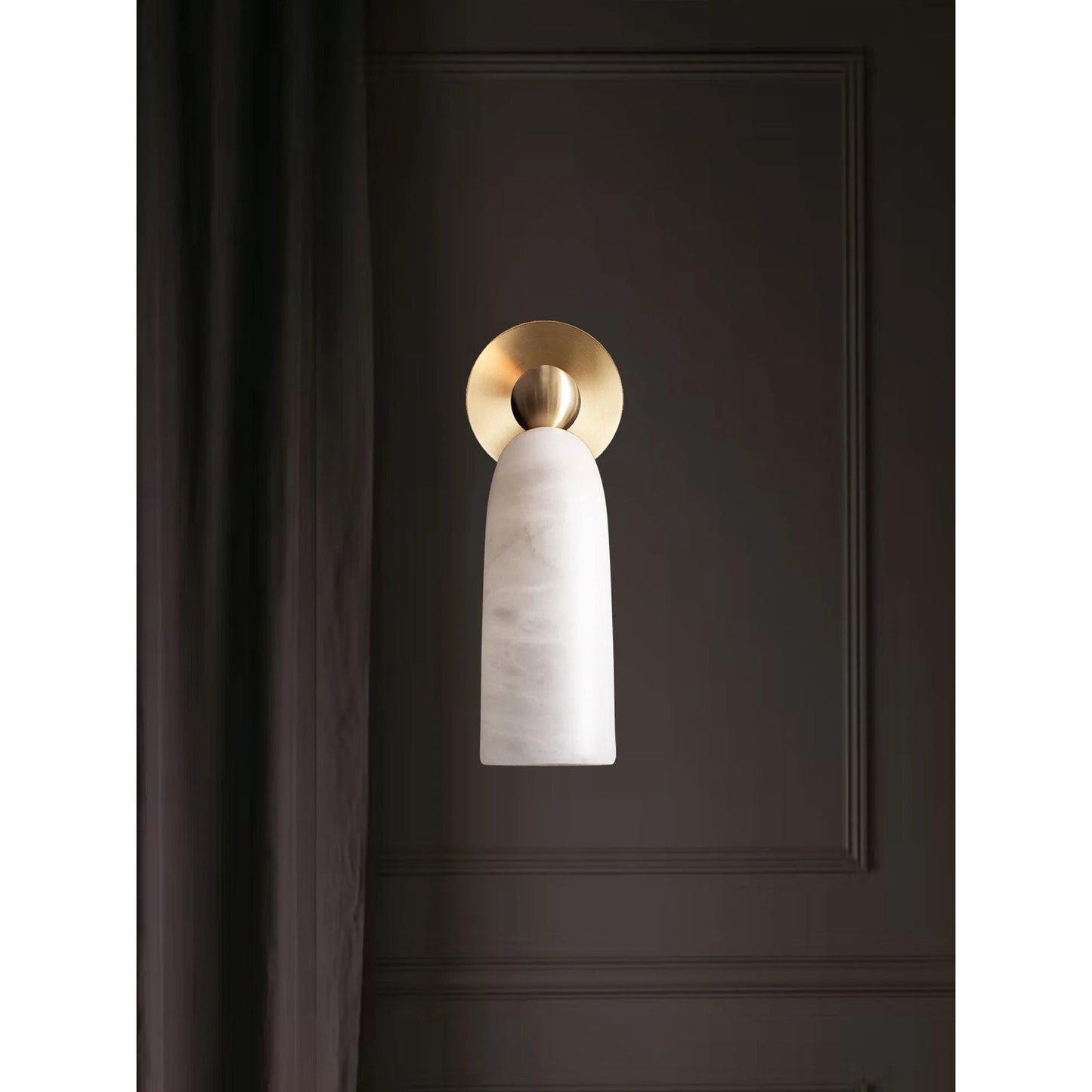 Figure Alabaster Wall Lamp