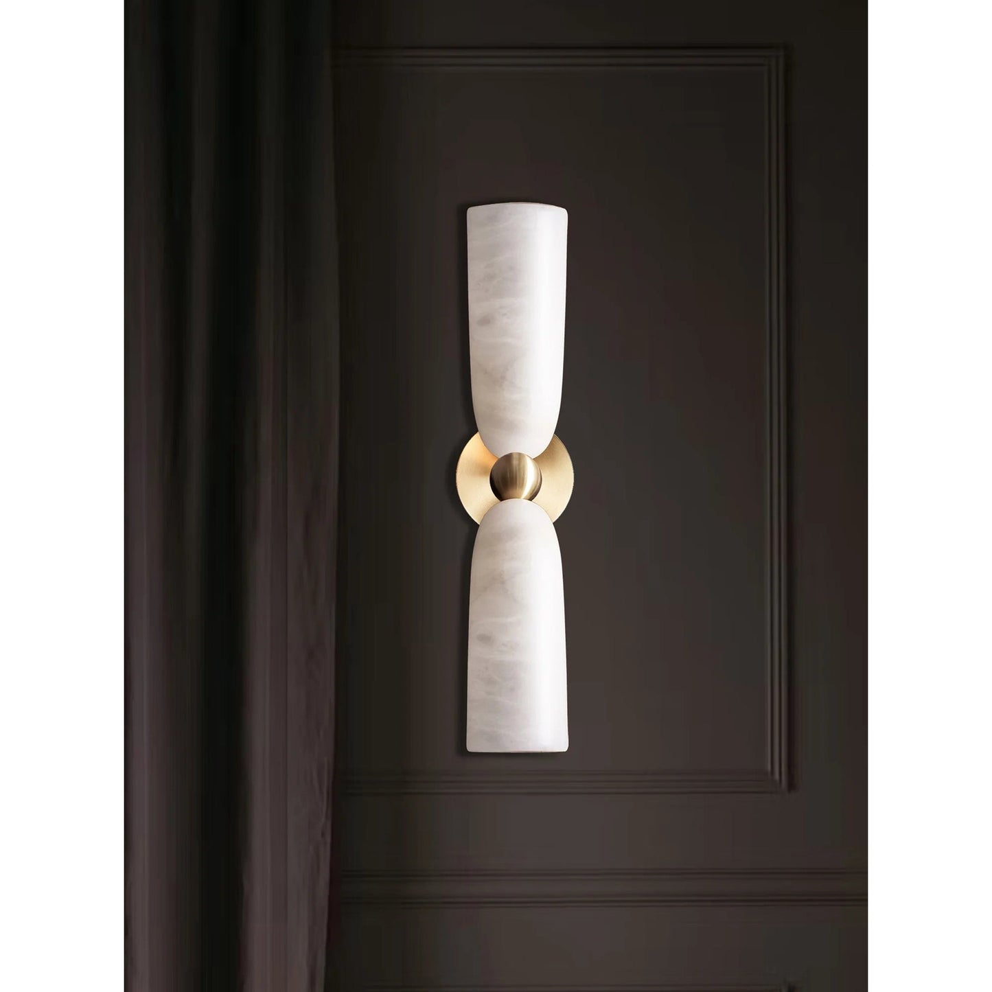 Figure Alabaster Wall Lamp