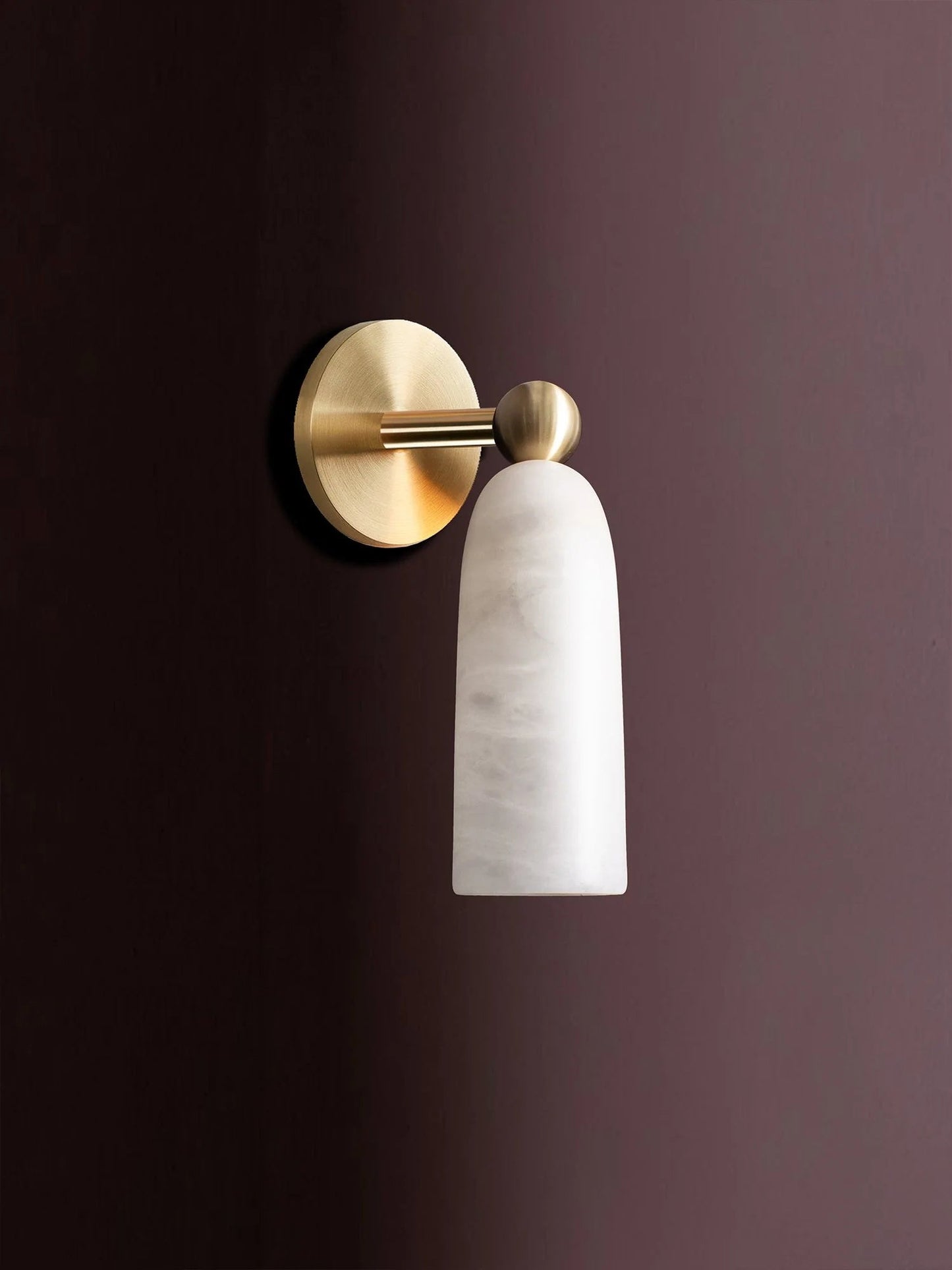 Figure Alabaster Wall Lamp