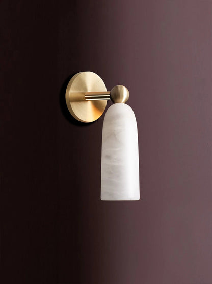 Figure Alabaster Wall Lamp