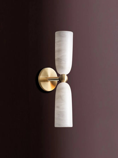 Figure Alabaster Wall Lamp