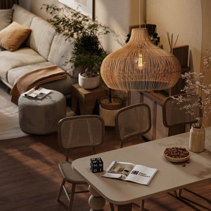 Fijia Rattan Pendant Lamp