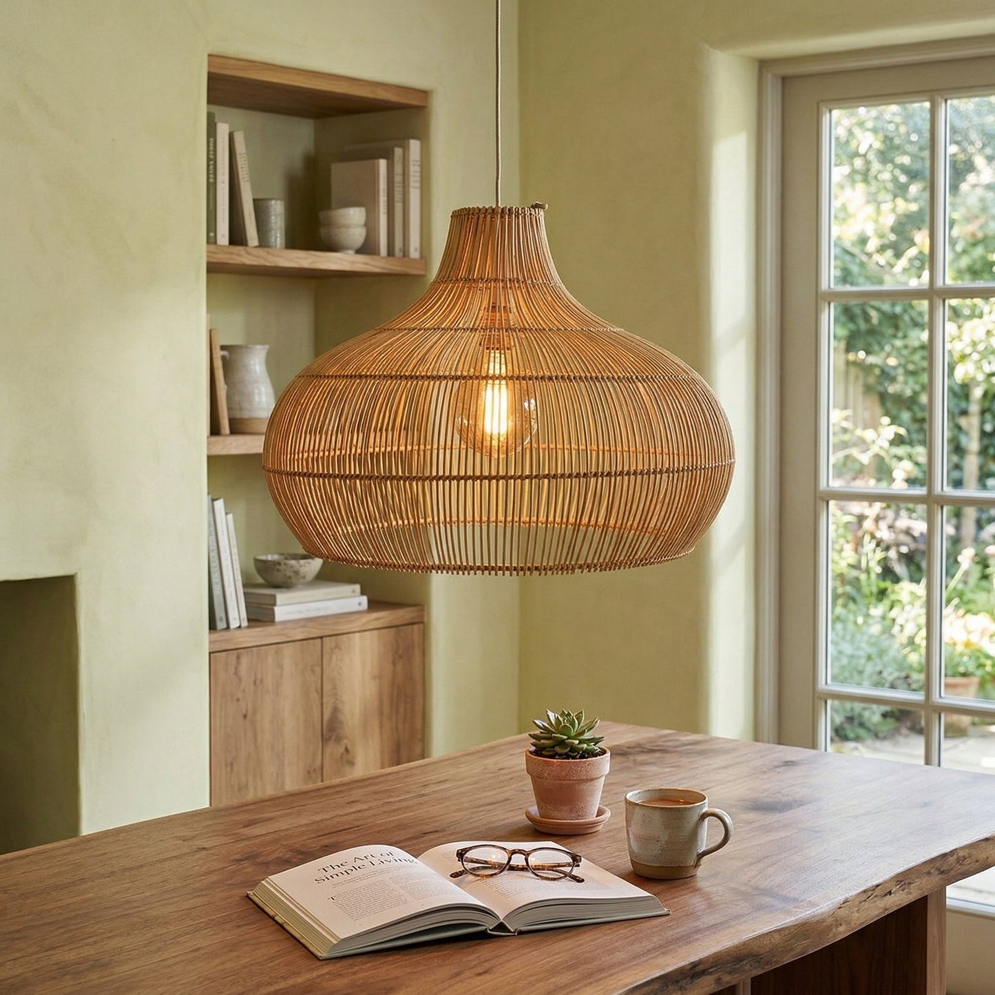Fijia Rattan Pendant Lamp