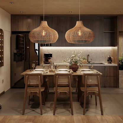 Fijia Rattan Pendant Lamp