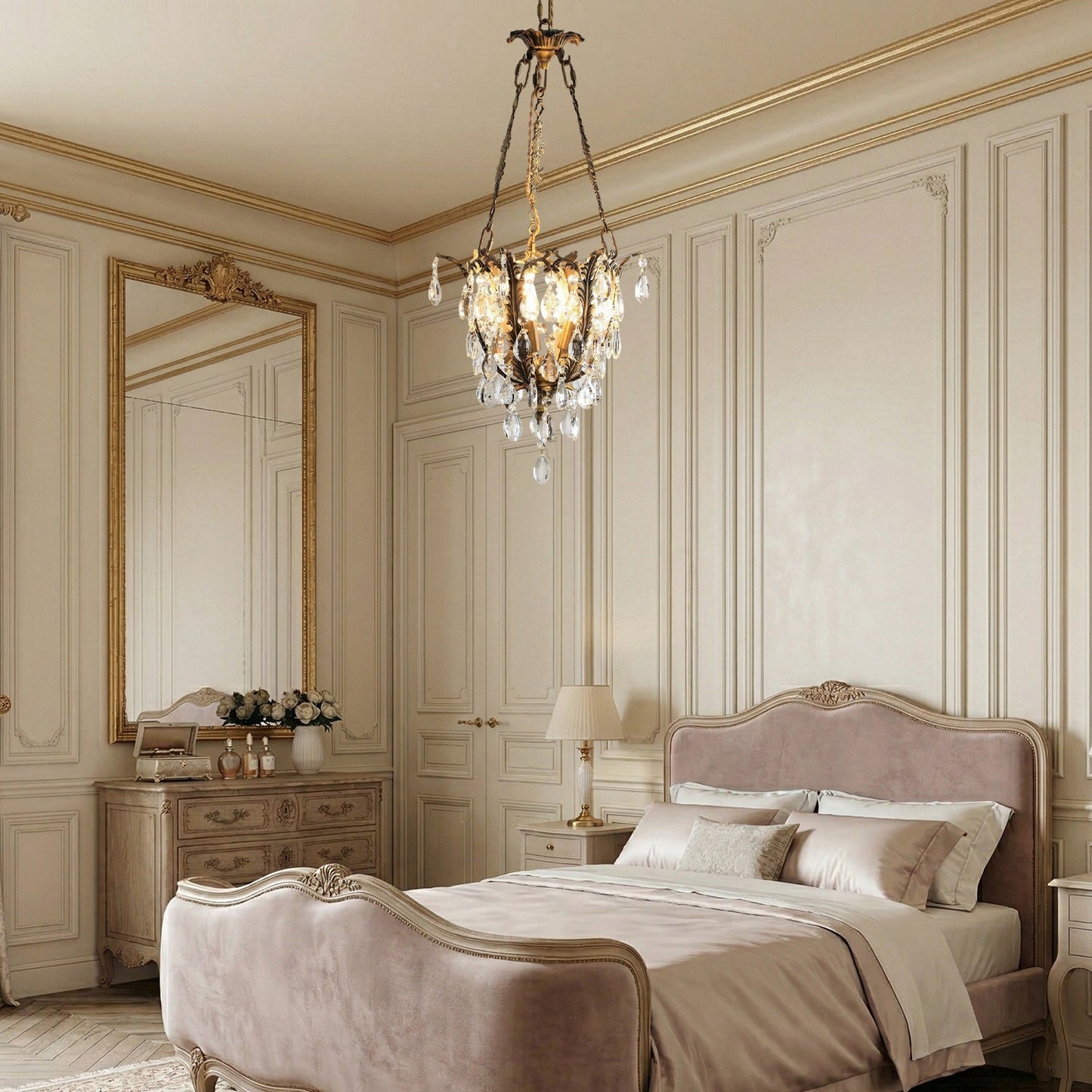 Filegray Crystal Chandelier