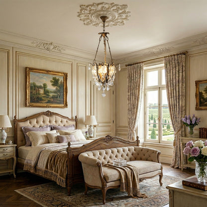 Filegray Crystal Chandelier