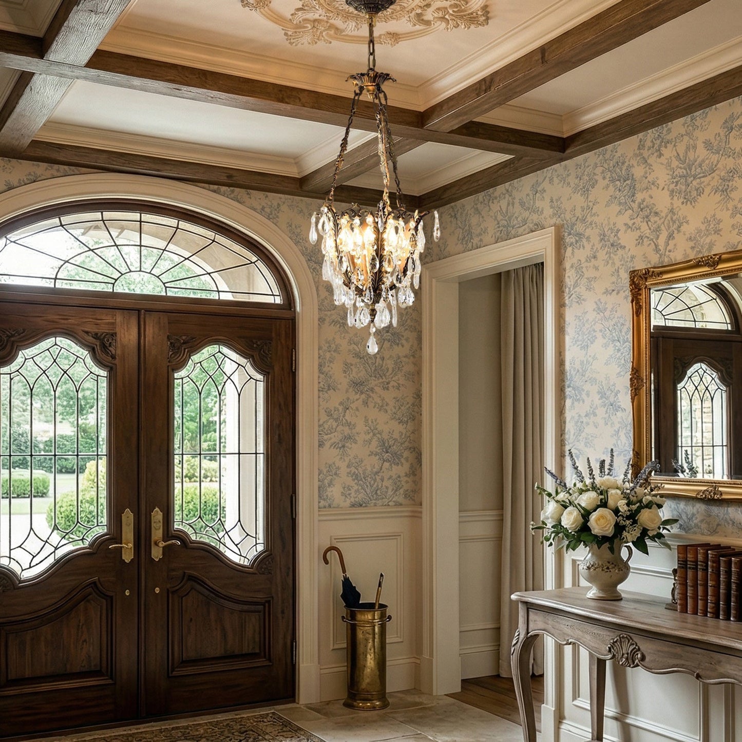 Filegray Crystal Chandelier