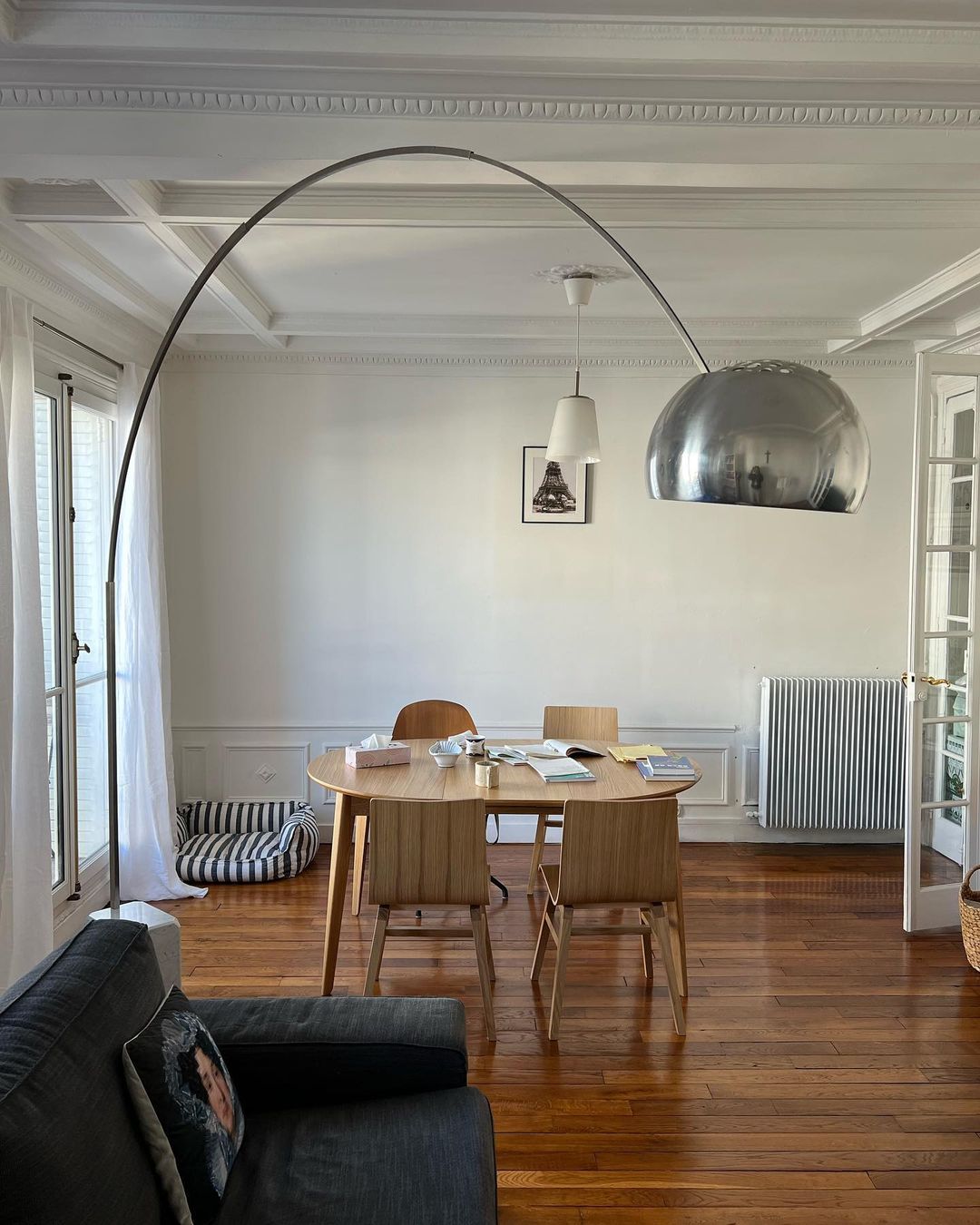 Fishing Marble Floor Lamp