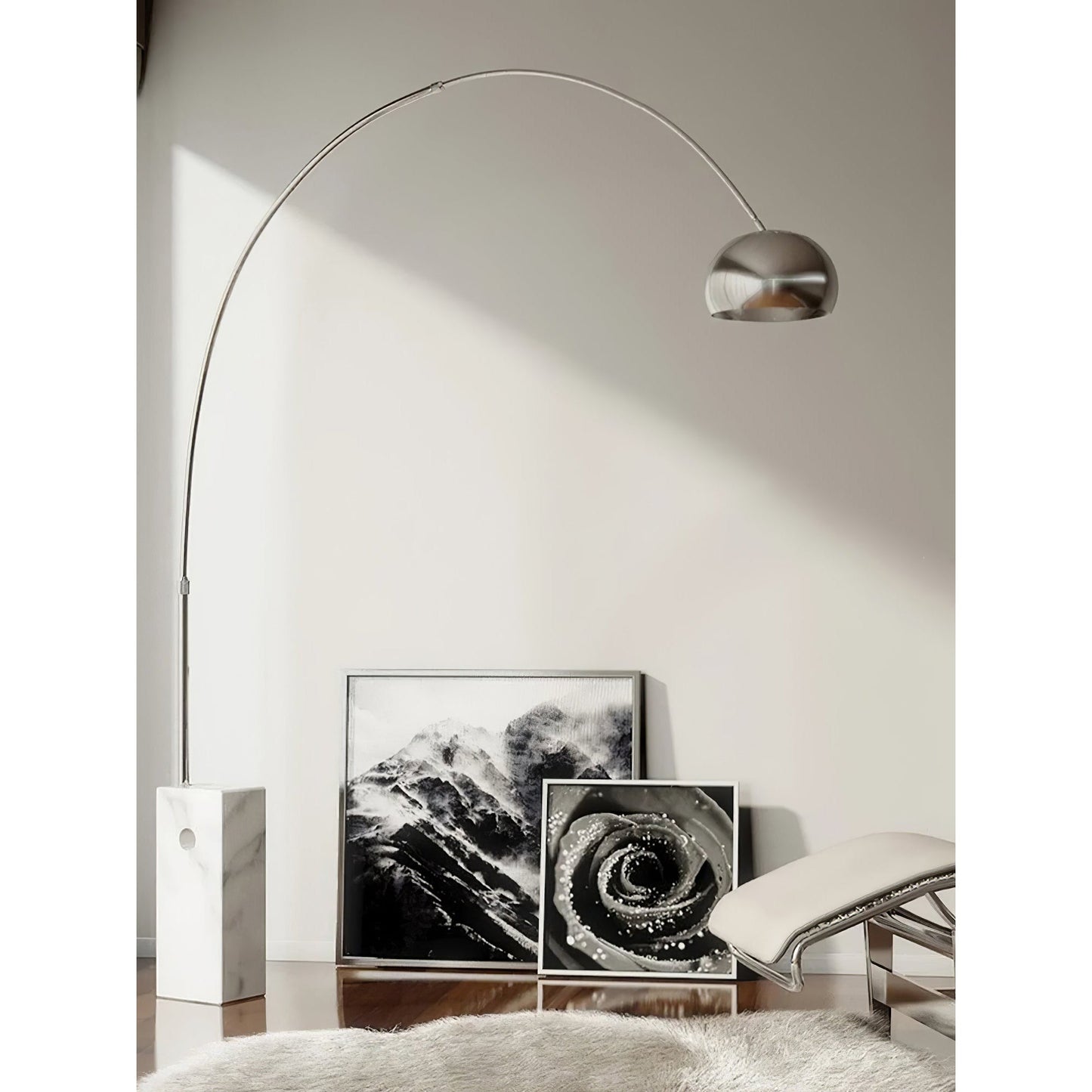 Fishing Marble Floor Lamp