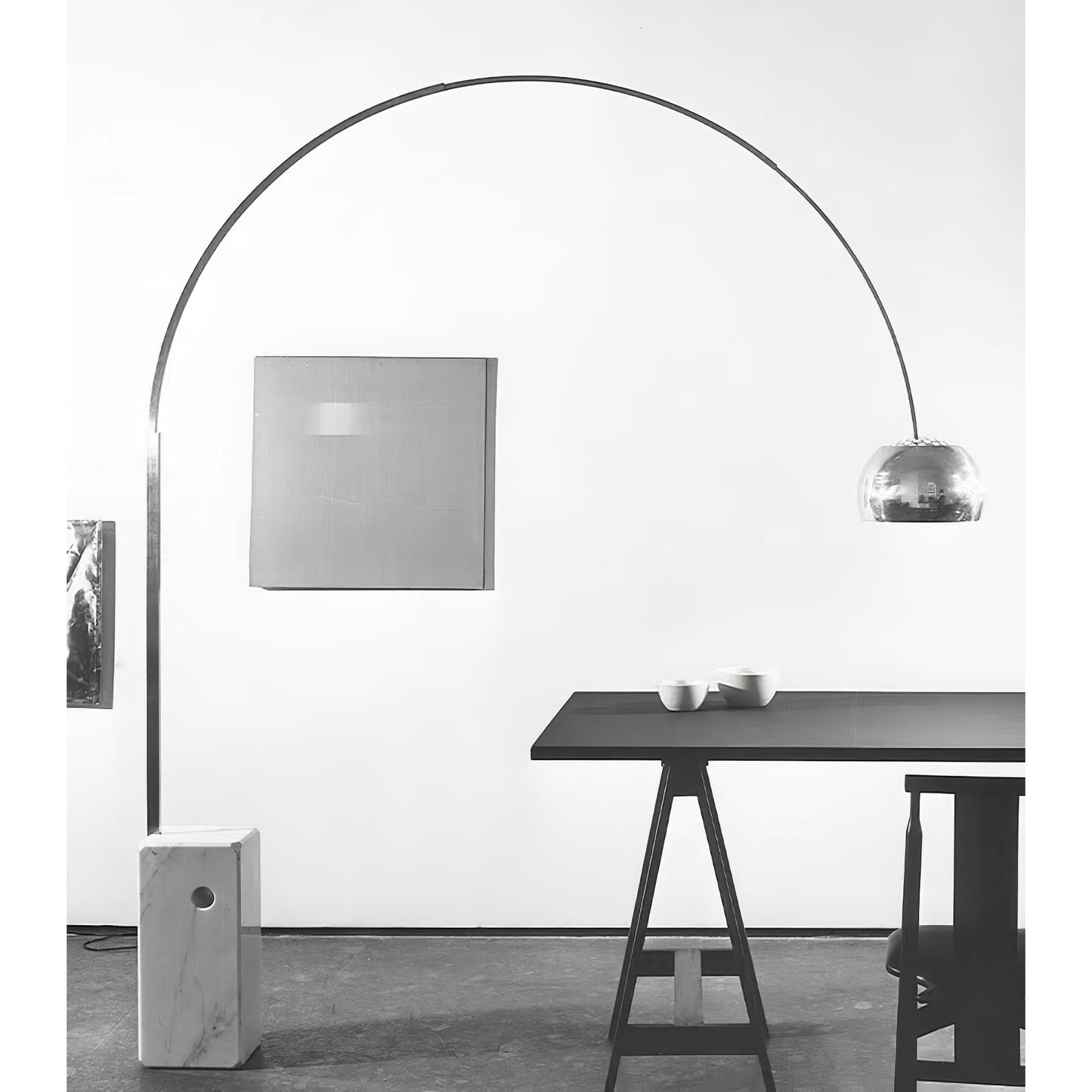Fishing Marble Floor Lamp