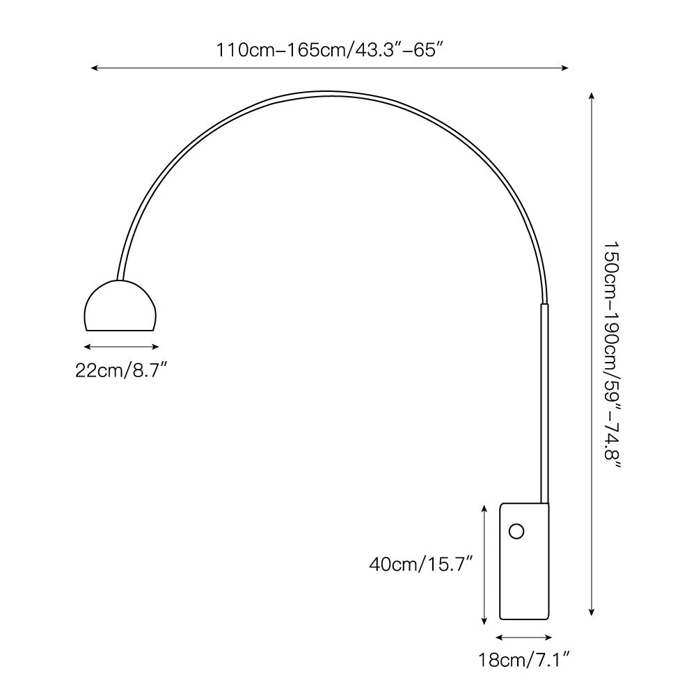 Fishing Marble Floor Lamp