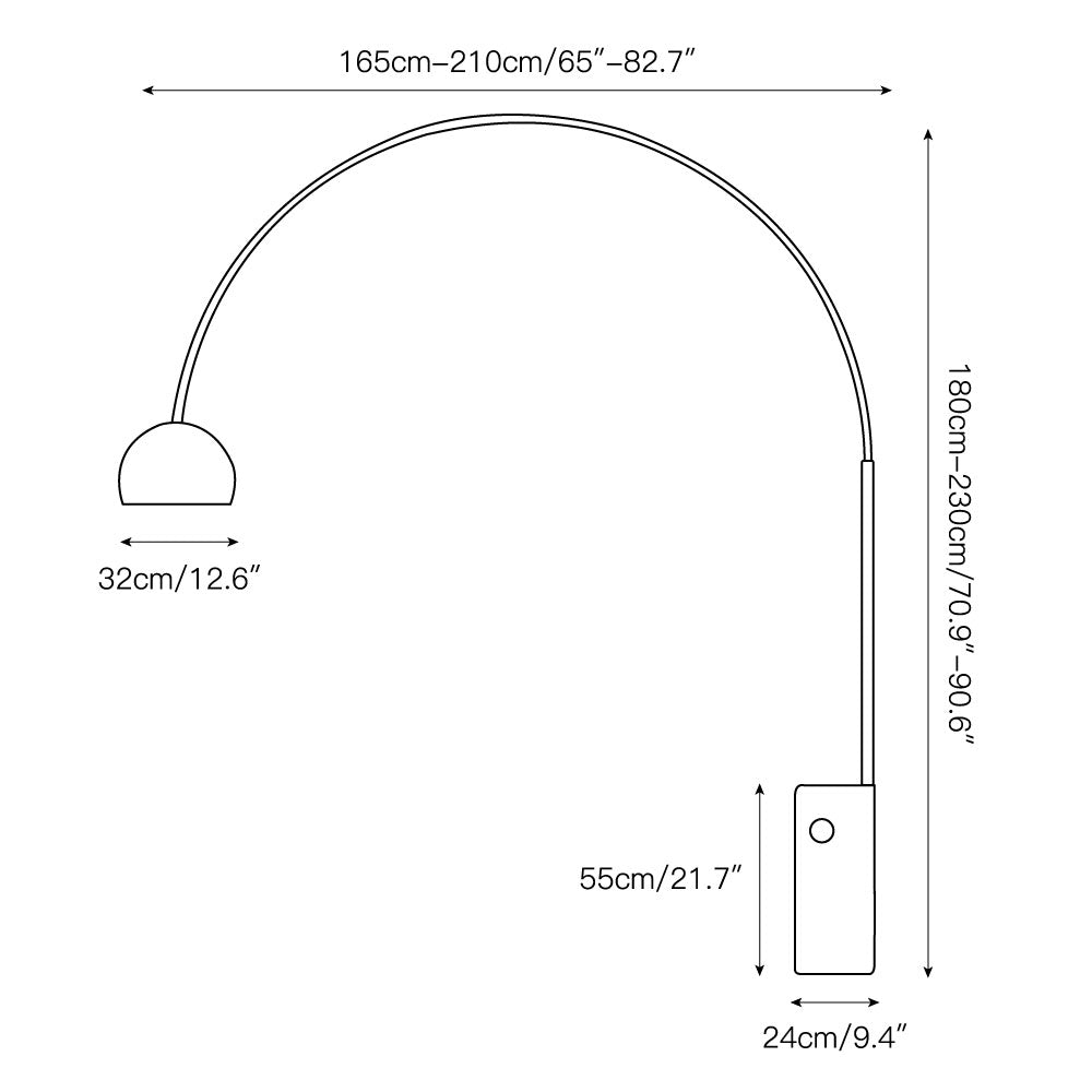 Fishing Marble Floor Lamp