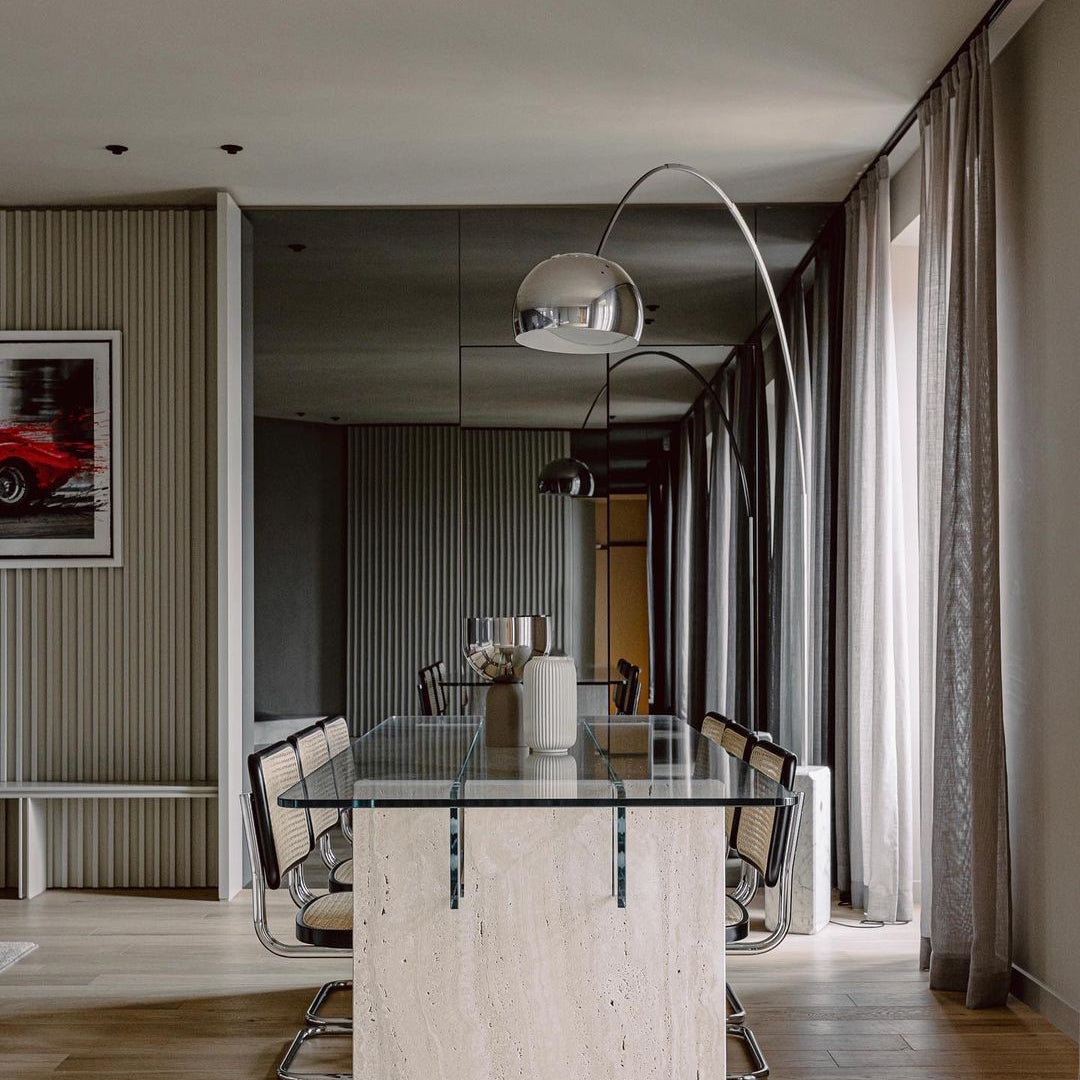 Fishing Marble Floor Lamp