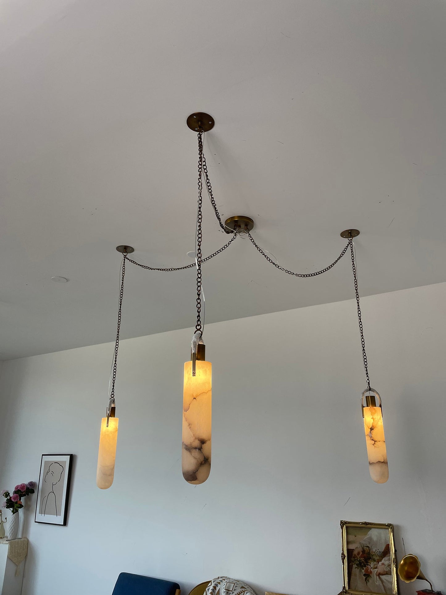 Flint Alabaster Pendant Lamp