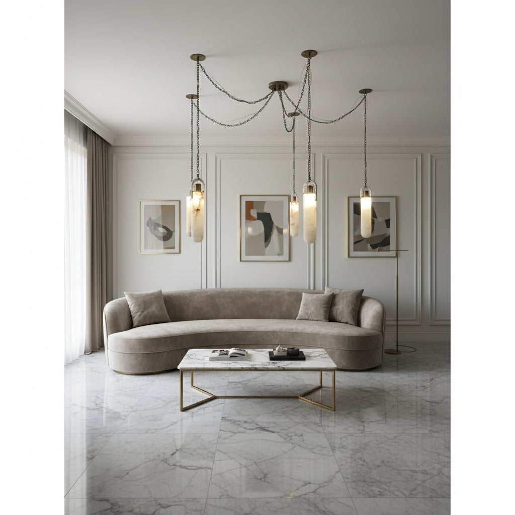 Flint Alabaster Pendant Lamp