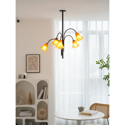 Flora Glass Chandelier